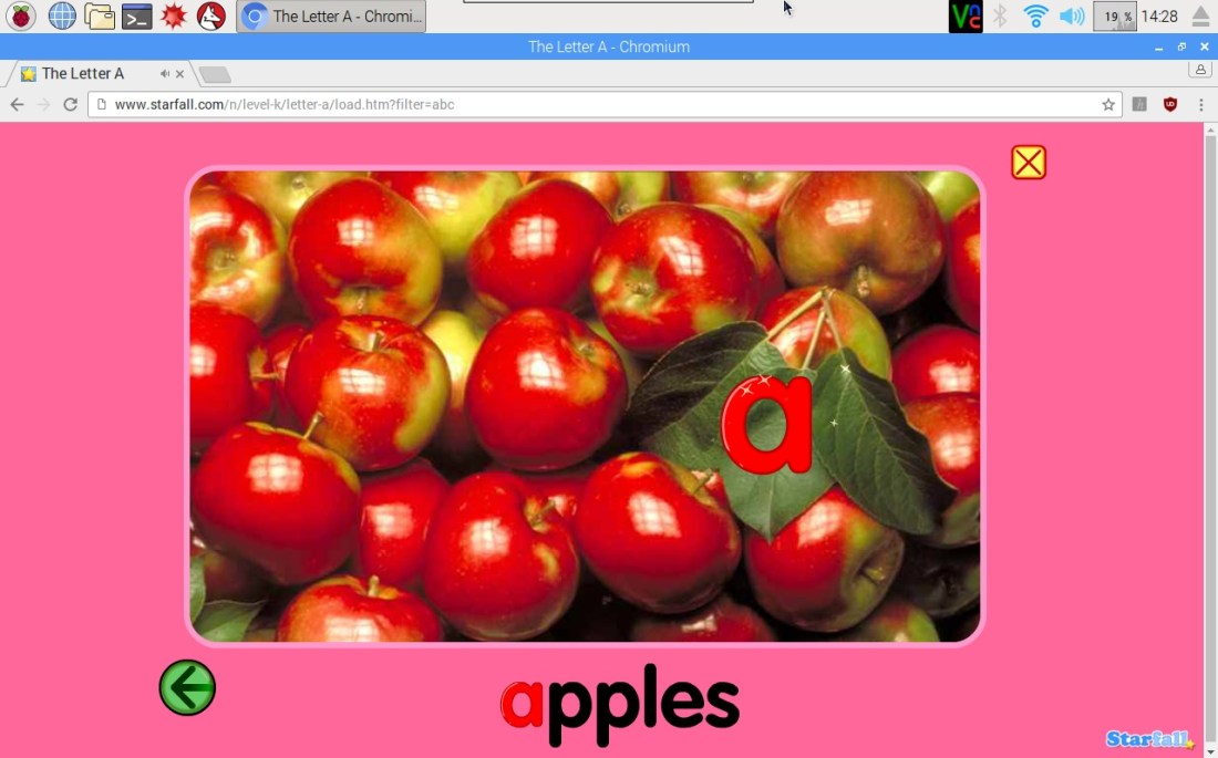 rpi3chromiumstarfall